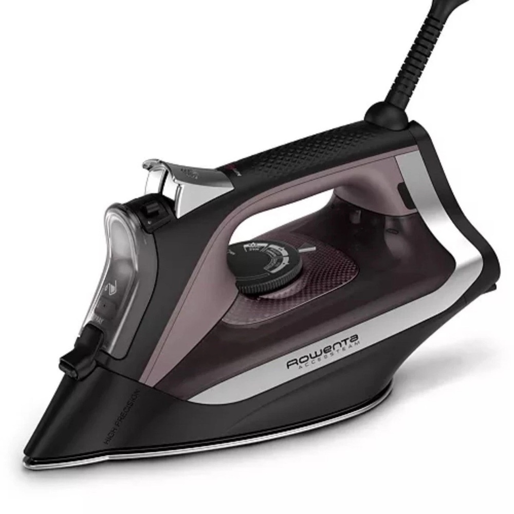 Rowenta Black and Gray Steam Iron